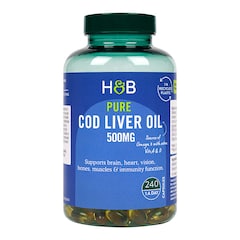 Cod Liver Oil 240 Capsules 500mg