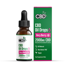 Image 1 for 2000mg CBD Oil Very Berry Flavour 30ml