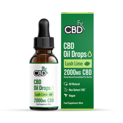 Image 1 for 2000mg CBD Oil Lush Lime Flavour 30ml