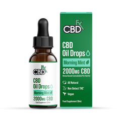 Image 1 for 2000mg CBD Oil Morning Mint Flavour 30ml