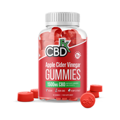 Image 1 for Apple Cider Vinegar & Vitamin B12 CBD Gummies 1500mg 60 Gummies