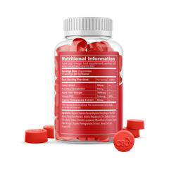 Image 2 for Apple Cider Vinegar & Vitamin B12 CBD Gummies 1500mg 60 Gummies