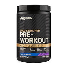 Optimum Nutrition Gold Standard Pre-Workout Advanced Blue Raspberry Powder 420g