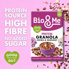 Image 3 for Cocoa & Hazelnut Protein Gut-Loving Granola 360g