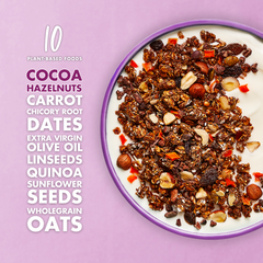 Image 4 for Cocoa & Hazelnut Protein Gut-Loving Granola 360g