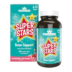 Natures Aid Super Stars Bone Support 60 Tablets