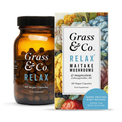 Image 5 for RELAX Maitake Mushrooms with Ashwagandha + Magnesium 60 Vegan Capsules