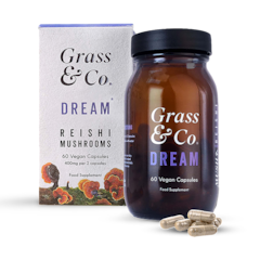 Image 1 for DREAM Reishi Mushrooms with Magnesium + Sage, 60 Vegan Capsules