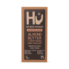 Image 1 for Almond Butter + Crispy Quinoa Dark Chocolate Bar 60g