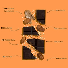 Hu Almond Butter + Crispy Quinoa Dark Chocolate Bar 60g