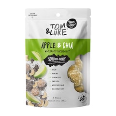 Tom & Luke Reduced Sugar Snackaballs Apple and Chia 88g