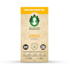 CBD Hemp Tea Ginger 10 Tea Bags