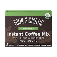 Four Sigmatic Instant Organic Coffee with Mushroom Chaga Extract 10 Sachets