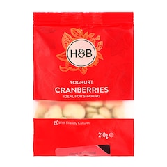 Holland & Barrett Yoghurt Cranberries 210g
