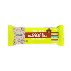 Tummy Love Cocoa Hazelnut Bar with Benefits 40g