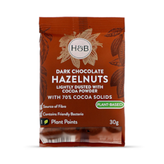 Dark Chocolate Hazelnuts 30g