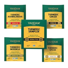 Vahdam Turmeric Tea Variety Pack (4 Tea Bags)
