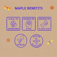 Bonraw Organic Fine Maple Sugar 125g