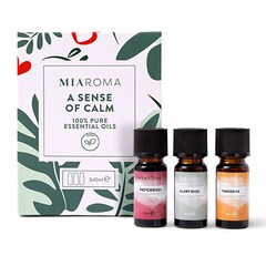 Miaroma A Sense of Calm Trio of Pure Essential Oils 3 x 10ml