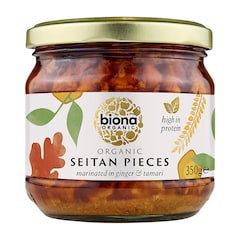 Biona Organic Seitan Pieces Marinated in Ginger and Tamari Sauce 350g
