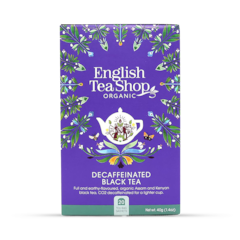 English Tea Shop Organic Decaffeinated Black Tea 20 Tea Bags