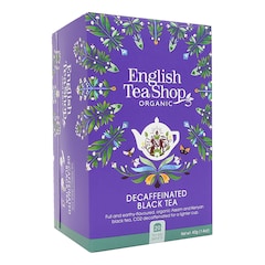 English Tea Shop Organic Decaffeinated Black Tea 20 Tea Bags