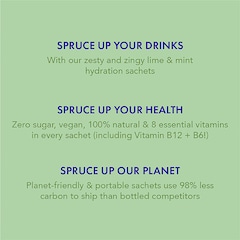 Spruce Lime & Mint Water Infusions (12 Sachets)