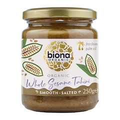 Biona Organic Tahini Whole Sesame 250g