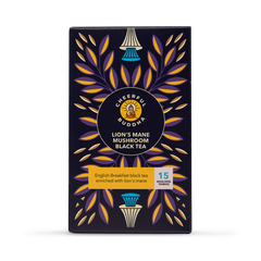 Image 1 for Lion's Mane Mushroom Black Tea 15 Tea Bags