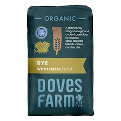 Doves Farm Organic Wholemeal Rye Flour 1kg