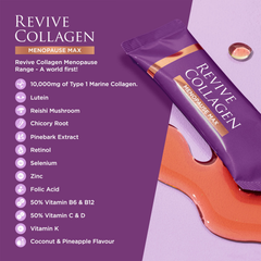 Image 3 for Menopause Max Hydrolysed Marine Collagen 10,000mgs 28 Days Supply