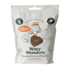 Wavy Wonders Seaweed & Seed Snack with Chili & Berry 30g