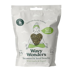 Wavy Wonders Seaweed & Seed Snack Garlic & Yoghurt 30g