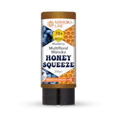 Multifloral Manuka Honey Blueberry Squeeze MGO 70 330g