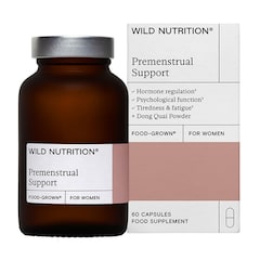 Wild Nutrition Food Grown Premenstrual Support for Women 60 Capsules