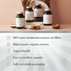 Image 3 for Organic Reishi Mushroom 60 Vegan Capsules