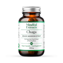 Image 1 for Organic Chaga Mushroom 60 Vegan Capsules
