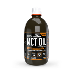 Image 1 for Medium Chain Triglycerides (MCT) Oil with Caramel Flavour 500ml