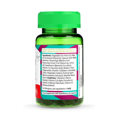 Image 2 for Kids Omega 3 Fish Oil Blackcurrant Flavour Chewable 60 Capsules