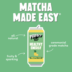 Image 4 for Matcha Pineapple Yuzu Energy Drink 4x250ml