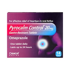 Control 20mg Gastro-Resistant 14 Tablets