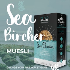 PhycoHealth SeaBircher Muesli with Seaweed Fruit Tangles and Pea Protein 500g