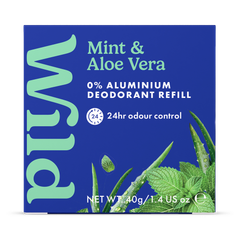 Image 2 for WILD Mint & Aloe Natural Deodorant Refill 40g