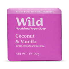 Image 2 for WILD Coconut & Vanilla Soap 100g