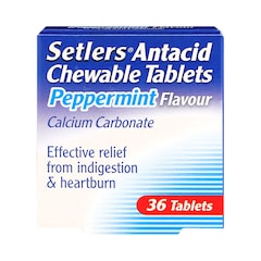 Antacid Chewable Tablets Peppermint Flavour 36 Tablets