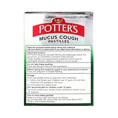 Mucus Cough 20 Pastilles