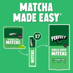 Image 4 for Perfect Ted Organic Matcha Green Tea Powder Sticks x7