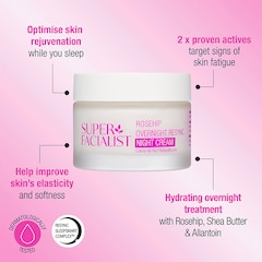Super Facialist Rosehip Hydrate Peaceful Skin Night Cream 50ml