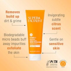 Image 3 for Vitamin C+ Brighten Daily Gentle Micro Polish Wash 125ml