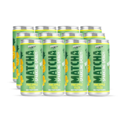 Pineapple Yuzu Matcha Energy Drinks 12x 250ml